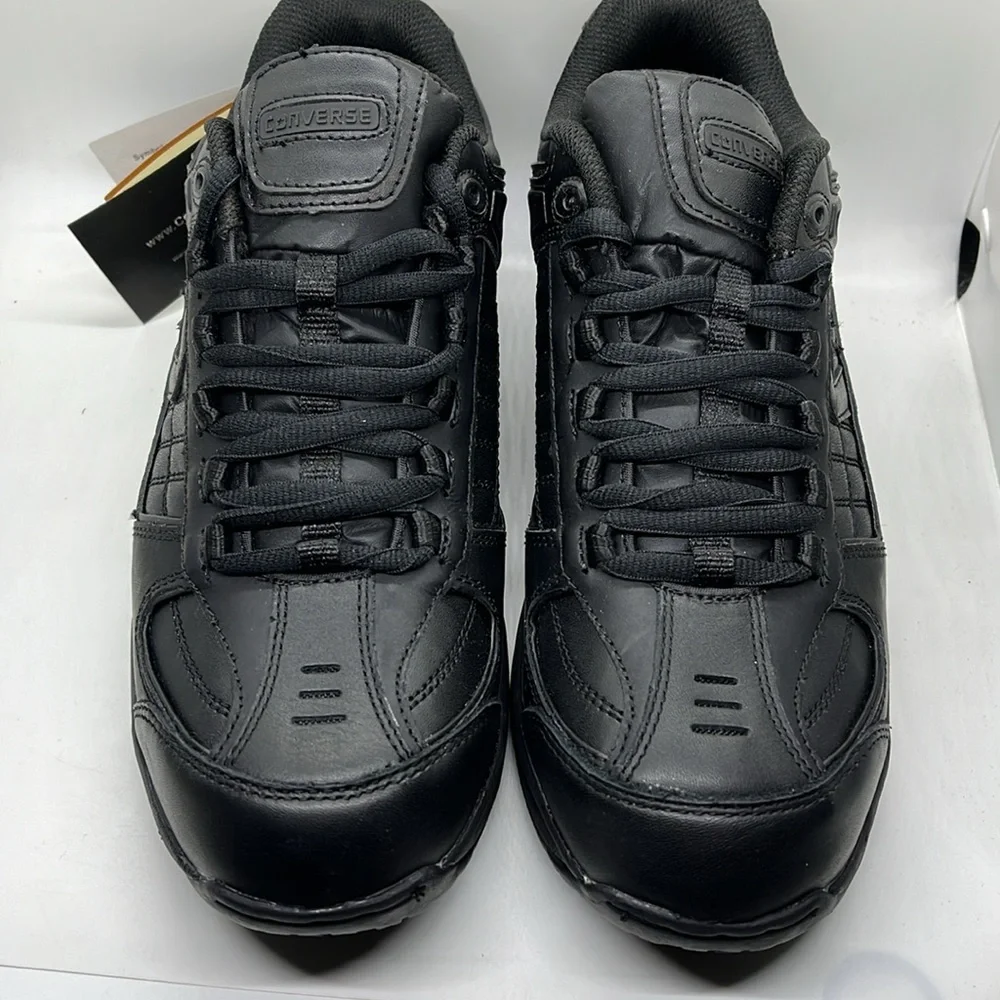 NWT Converse Work - Black Work Shoes Size Mens 9.5 women’s 11.5 - Picture 2 of 6
